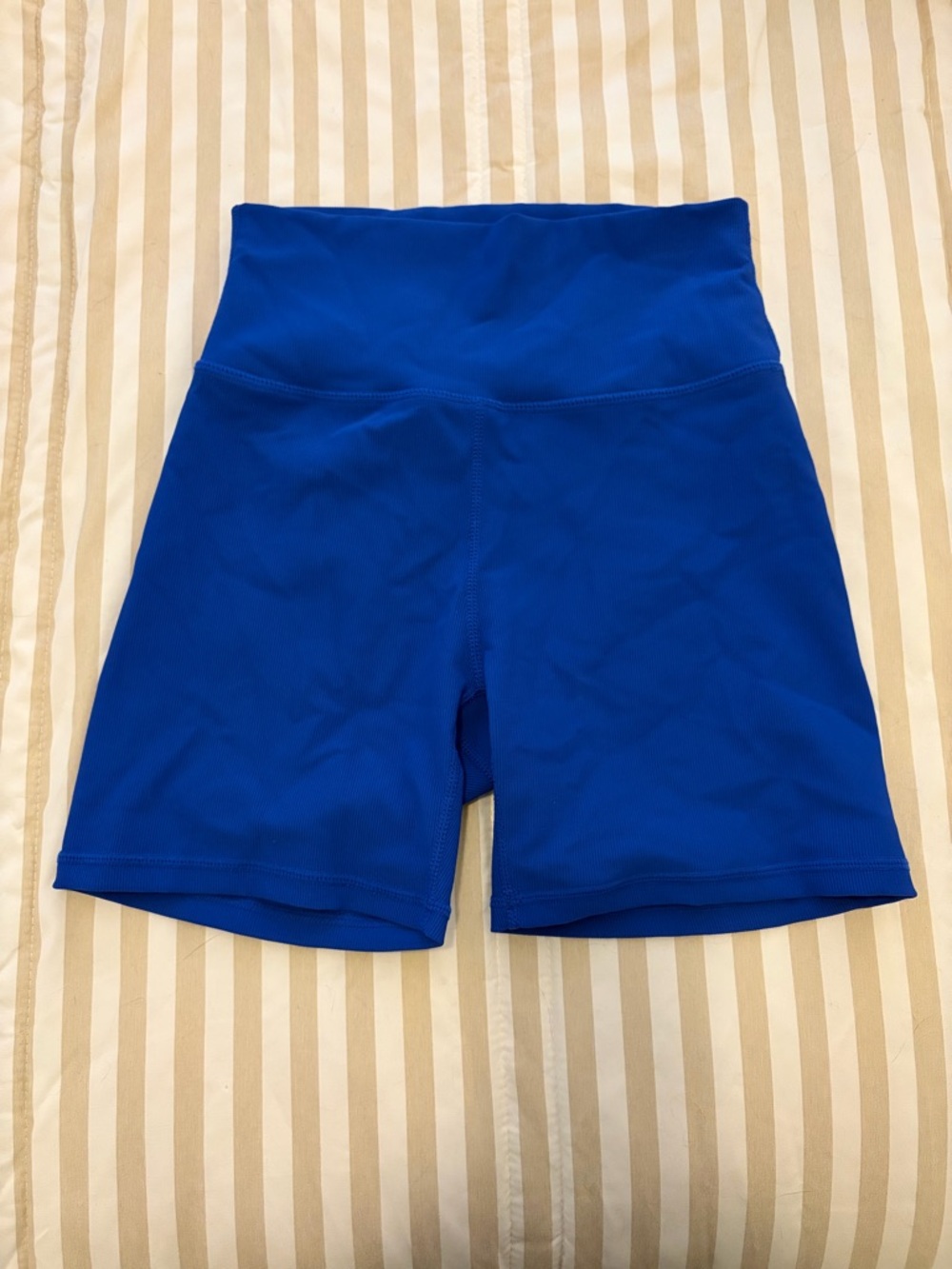 Wilo High-Waist Athletic Shorts in Royal Blue